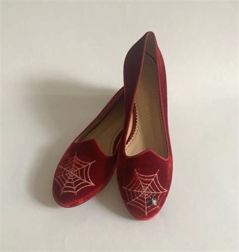 charlotte olympia spider web flats